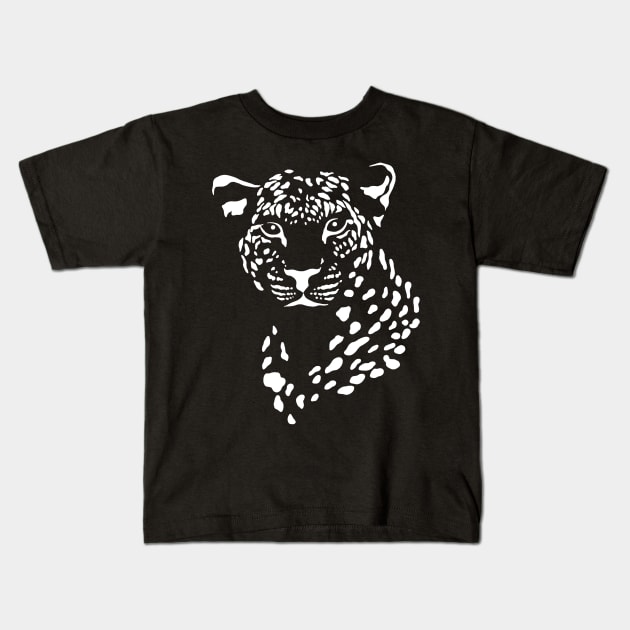 Leopard Kids T-Shirt by VintageHeroes